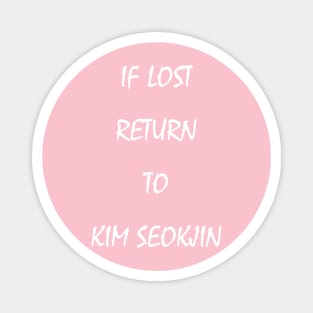 if lost return to jin Magnet